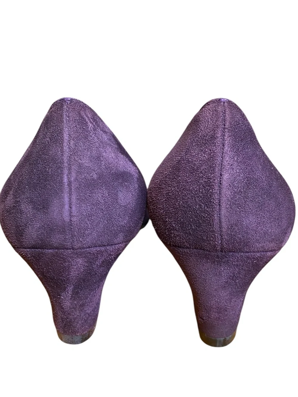 Salvatore Ferragamo Designer Purple Suede luxury Pumps Women’s Size 8.5 B